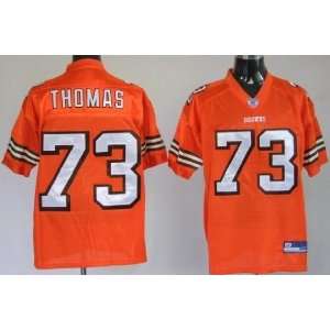  Joe Thomas #73 Cleveland Browns Replica NFL Jersey Orange 
