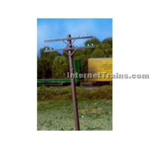   HO Scale 40 Railroad Telephone Poles Only (36 per pack) Toys & Games