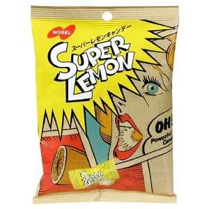 Nobel Japanese Candy, Nostalgic Super Lemon Candy, 3.09 Ounce Bags 
