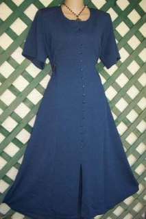 SPECIAL THYME BLUE FLARE DRESS 20W CAREER CASUAL WEDDING PARTY CHURCH 