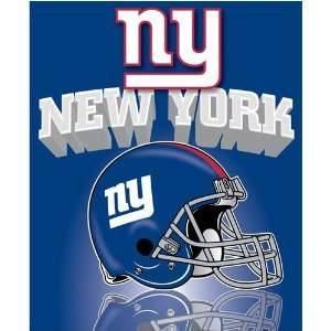 New York Giants Mirror 50 x 60 Fleece Throw Blanket  