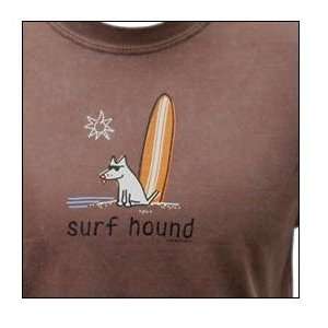  Designer Cotton T Shirt   Garment Dyed Surf Hound T 