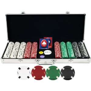  500 Big Slick Texas Holdem Chips w/ Aluminum Case 