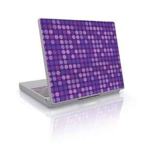  Laptop Skin (High Gloss Finish)   Big Dots Purple 
