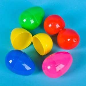  Plastic Bright 3 Big Eggs Assortment (16 pc) Toys 