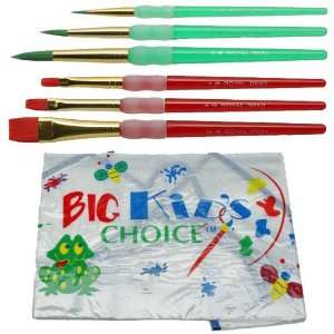 Royal Big Kids Choice Combo Brush Set with Aprons   Set of 84  