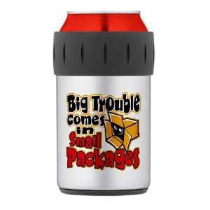  Thermos Can Cooler Koozie Big Trouble Comes In Small 