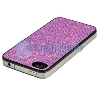 For iPhone 4 4S 4G 4GS 4G PRIVACY GUARD+CHARGER+HARD CASE  