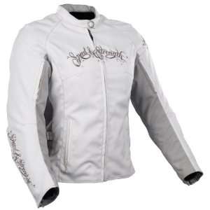 Speed and Strength Womens White To The Nines Textile Jacket   Color 