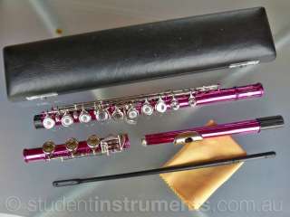   become used to playing an open hole flute by working