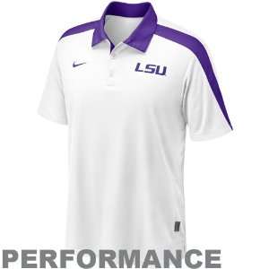  Nike LSU Tigers White 2011 Coaches Hot Route Performance 