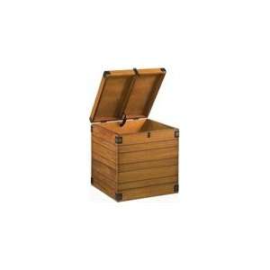    HomeStyles Small Wooden Planked Storage Chest