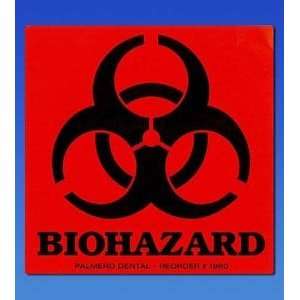  Biohazard Warning Label