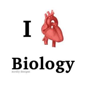  i heart biology button Arts, Crafts & Sewing