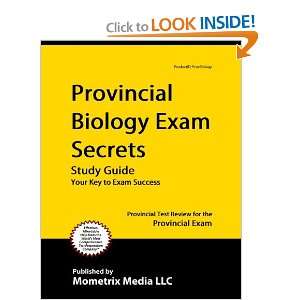 Provincial Biology Exam Secrets Study Guide Provincial Test Review 
