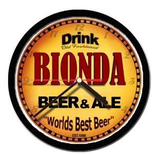  BIONDA beer and ale cerveza wall clock 