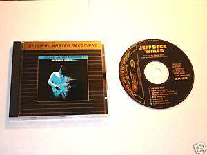 JEFF BECK WIRED MFSL GOLD CD Japan MINT  