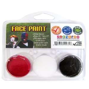  Lets Party By Snazaroo Red and Black Fan Face Paint 