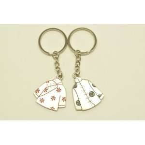  Asian Cultural Outfit Couple Key Chain