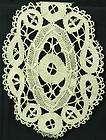 VINTAGE BELGIAN HAND MADE LACE TABLE RUNNER DOILY  