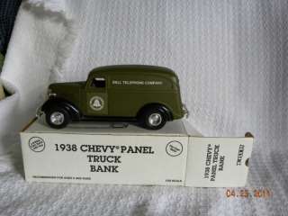 Diecast 1938 Chevy Panel Truck Bank for Bell Telephone  