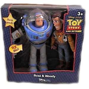   Talking Buzz Figure & Woody Doll Twin Pack By the  Toys