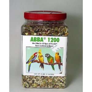   Abba 1200 Small Hookbill No Sunflower Parrot Seed 30 Lb