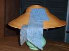 Vintage John Frederics Straw & Mohair Hat   wide brim