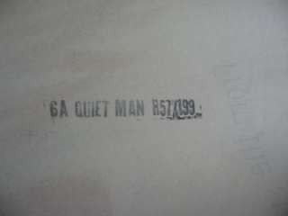 The Quiet Man 1957 ORIGINAL 6 sheet john wayne, ohara  
