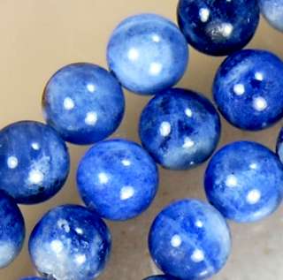 4mm Natural Blue Spote Sodalite Cuboid Beads 15.5  