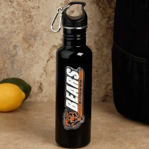  Chicago Bears Black 750ml Stainless Steel Water Bottle 