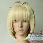 COS Ao No Exorcist Light Gold Short Straight Cosplay Party WiG 613 