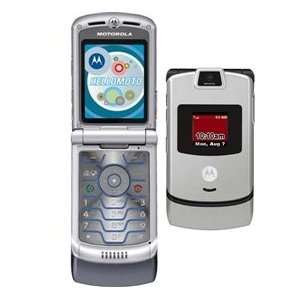  Silver   Motorola V3m Razr Cell Phone, Bluetooth, Camera 