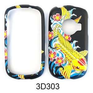  FOR HUAWEI M835 CASE SKIN BLACK FISH FLOWERS 3D TATTOO 