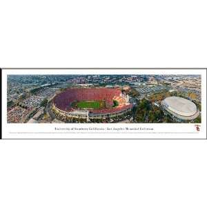 Southern California Trojans   Los Angeles Memorial Coliseum   Framed 