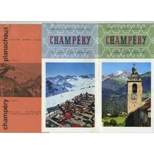  Champery Brochures Planachaux Switzerland 1966 Everything 