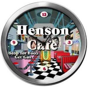  HENSON 14 Inch Cafe Metal Clock Quartz Movement Kitchen 