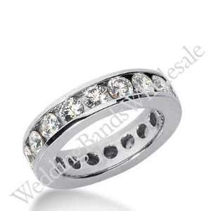   Eternity Wedding Bands, Channel Setting 3.00 ct. DEB4212014K   Size 6