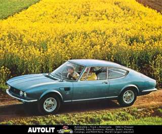 1969 Fiat Dino Coupe Bertone Factory Photo  