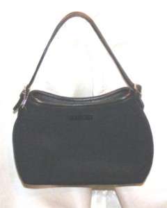 Coach~BLACK~Neoprene~Handbag Purse Bag~EUC  