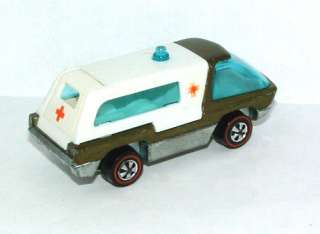 RED LINE AMBULANCE OLIVE w WHITE INT EXCELLENT CONDITION  