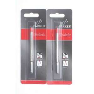  Parker   Quink 2 Red Ball Pen Refills in Blister, Size 