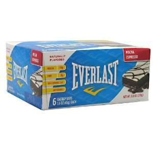  Everlast Energy Bars Mocha Espresso 6 Bars /Box Health 