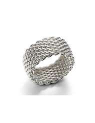 Bling Jewelry Sterling Silver Heavy Mesh Ring