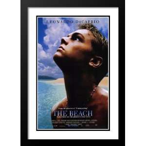 The Beach 20x26 Framed and Double Matted Movie Poster   Style B   2000