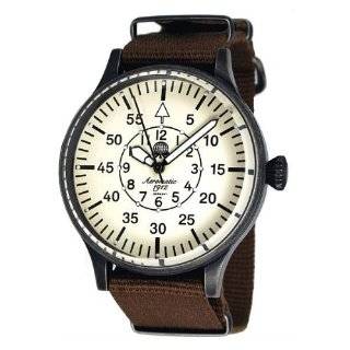   1912 Aviator Watch with Instrument Type Dial, NATO Band A1355