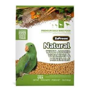   Zupreem Avian Maintenance Natural Parrot & Conure 3 Lb
