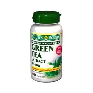  NATURES BOUNTY GREEN TEA EXTRACT 315MG 100CP by NATURES BOUNTY 