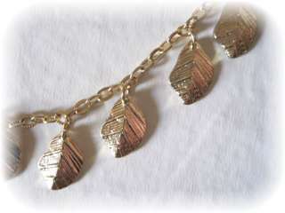   REPUBLIC necklace & bracelet set NWT leaves textural NICE  