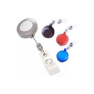  Blue Tint Retractable Badge Holders (Qty 10) Office 